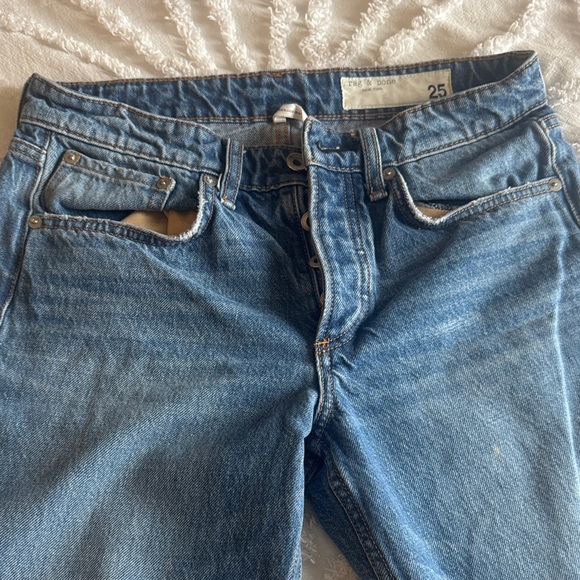 rag & bone Denim - Rag & Bone Rosa relaxed straight jeans